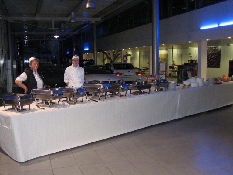 Foto des Damm-Menüs Catering Service